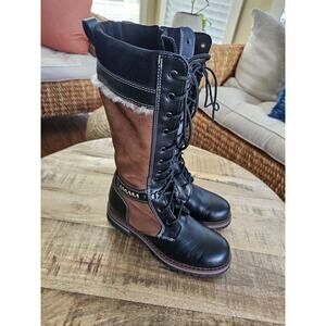 Overland IIka Wool-Lined Leather Boots Women's Size 39